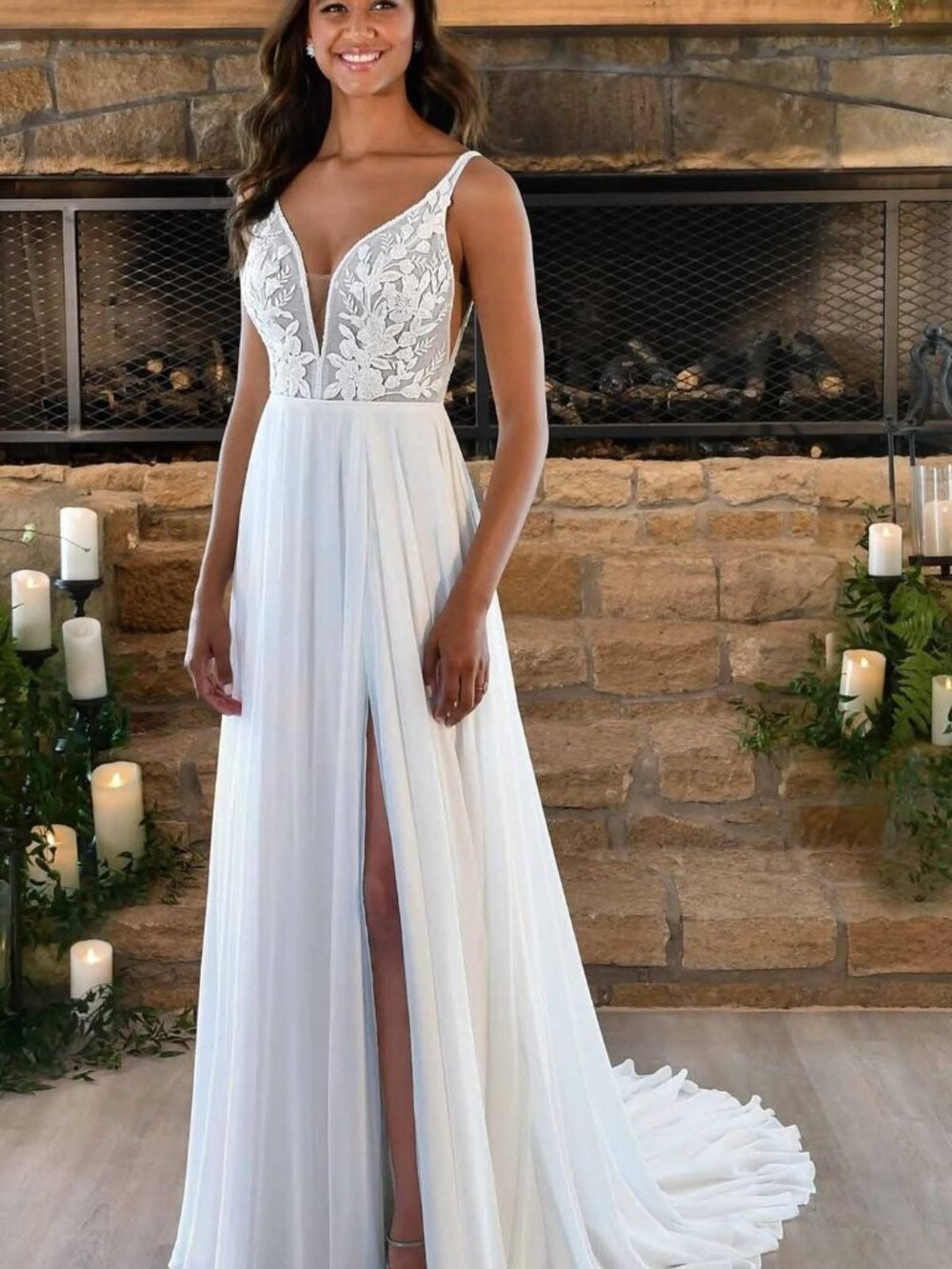 Stella York 7410 Wedding Gown Size 8 NEW